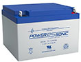 Power-Sonic PS Series 12V 26 Ah Sealed Rechargeable Lead Acid Battery (PS-12260)